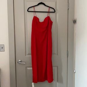 A&F high slit dress